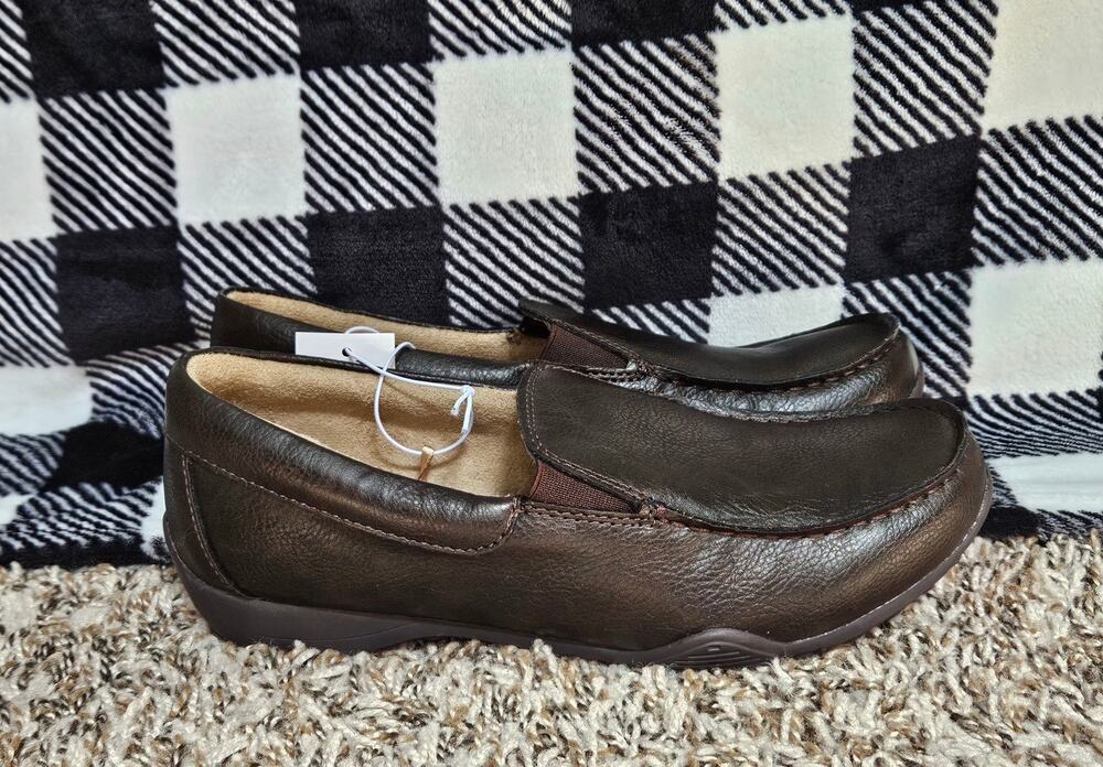 The Children's Place Boys Brown Slip On Loafers Size 5 Youth NWOB